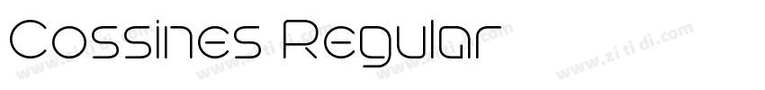 Cossines Regular字体转换 Cossines Regular字体转换